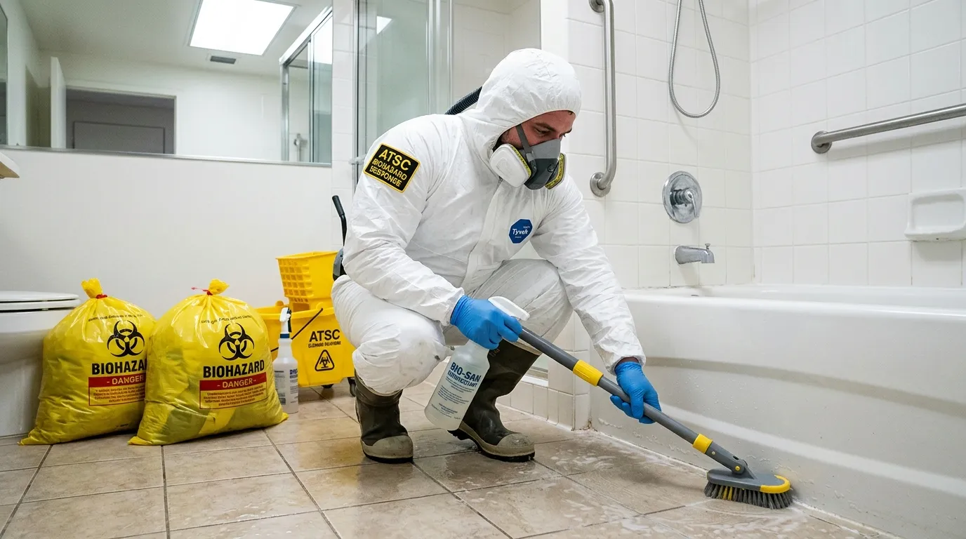 Decontamination equipment deployed for Blood Cleanup in Lovejoy